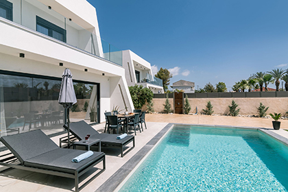 Zakynthos Villas Sun White Villa Λαγανάς